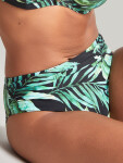 Dámske plavky Bali Midi Brief SW1646 Green Printed - Panache 44