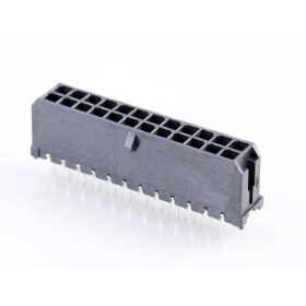 Molex vstavaná pinová lišta (štandardná) Počet pólov 24 Raster (rozteč): 3.00 mm 430452429 1 ks Tray; 430452429