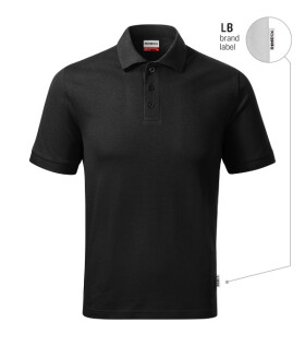 Resist Heavy Polo Shirt black 01 (štítok značky) L