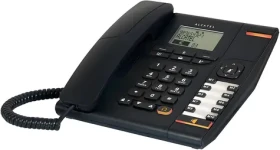 Alcatel Temporis 880 PRO čierna / Analógový telefón / Displej / Handsfree / 10 priamych pamätí (3700601417258)