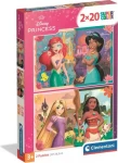 Clementoni 24092 Puzzle Disney princeznej 2x20 dielikov