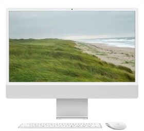 Apple APPLE iMac Z1EH 59,62cm 23,5Zoll Standardglas M4 10C CPU/10C GPU/16C N.E. 16GB 256GB SSD Gbit Eth MM NumKey TID DE Silber