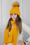 Kamea Hat&Scarf K.23.211.25 žltá OS