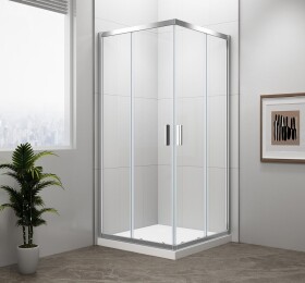 POLYSAN - EASY štvorcová sprchová zástena 800x800, číre sklo EL5215