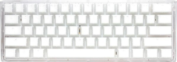 Ducky One 3 Aura White Mini Gaming Tastatur, RGB LED - MX-Speed-Silver (US)