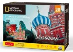 CubicFun Puzzle 3D National Geographic: Chrám Vasila Blaženého v Moskve