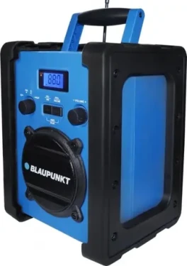 Blaupunkt PP30BT modrá / prenosné odolné rádio / 5W / Bluetooth / výdrž až 10 hodín (PP30BT)