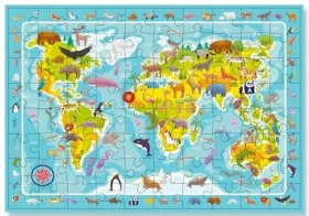 DODO Puzzle s hľadaním obrázkov Svet zvierat