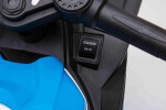 Mamido Mamido Detská elektrická motorka BMW HP4 2x45W | EKO koža modrá