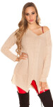 Trendy KouCla chunky XL knit jumper Einheitsgroesse