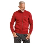 Bushman Pánska celozapínacia mikina Storn, burgundy XXXXL