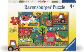 Ravensburger Puzzle: Deň na farme