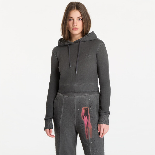 Mikina Diesel F-Slimmy-Hood-S3 Sweatshirt Grigio Melange S
