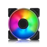 Fractal Design 120mm Prisma AL-12 ARGB 3-pack čierna / Univerzálny ventilátor / 19.5 dB @ 1200 RPM (FD-FAN-PRI-AL12-3P)