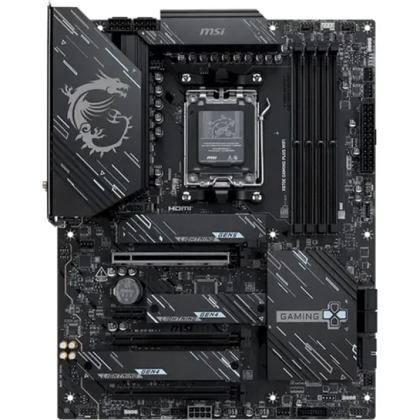 MSI X870E GAMING PLUS WIFI / AMD X870 / DDR5 / SATA III RAID / USB / 5GLAN / M.2 / sc.AM5 / ATX (X870E GAMING PLUS WI)