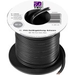 TRU COMPONENTS 1565082 opletenie / lanko 2 x 0.75 mm² čierna 10 m; 1565082