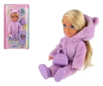 TEDDIES Bábika Ankiki v overale s kabelkou