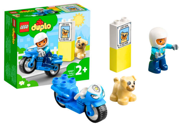 Lego Stavebnica LEGO DUPLO Policajná motorka 10967