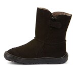 Detské zimné barefoot topánky TEX SUEDE Black G3160250-7 - 32
