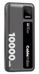Obal:Me CablePulse 10000mAh 22,5W čierna / Powerbanka / integrované káble / USB-C / USB-A (8596311292477)