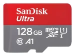 SanDisk Ultra microSDXC 128GB + adaptér / Pamäťová karta / Class 10 / UHS-I (SDSQUAB-128G-GN6MT)