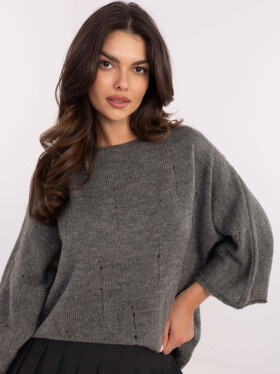 Jumper DHJ SW 9314.04P tmavosivý jedna velikost