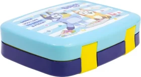 STOR Box na desiatu Bluey / Box na desiatu / 4 priehradky / Plast / Bez BPA (50690)