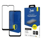 3mk FlexibleGlass Max pre Oppo A15/A15S čierna / Hybridné sklo / tvrdosť 7H / hrúbka 0,2 mm