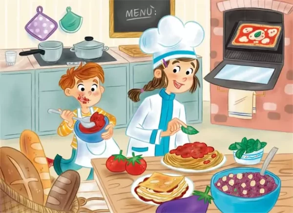 Clementoni PUZZLE Povolanie: Kuchárka