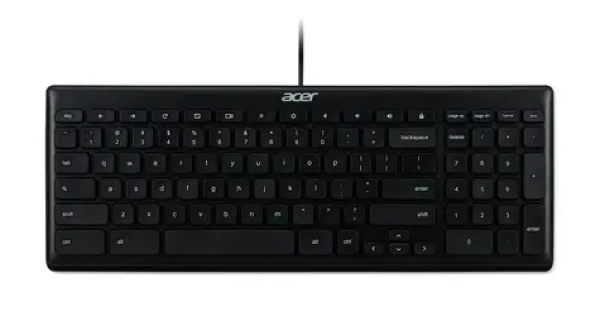 Acer AKW900 čierna / Klávesnica / drôtová / US layout (GP.KBD11.04F)
