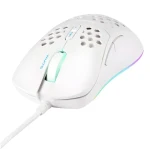 Deltaco GAM-108-W biela / Herná myš / RGB / optická / 6400 DPI / USB-A / 7 tlačidiel (GAM-108-W)