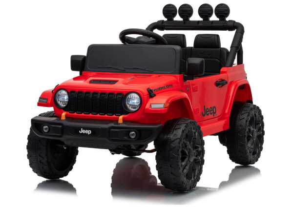 Mamido Elektrické autíčko Jeep Rubicon 24 V 2x200 W červené