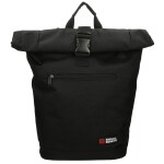 Roll top batoh Enrico Benetti Amsterdam Notebook Backpack Black