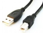 Gembird USB 2.0 kábel AB 3 m čierna (CCP-USB2-AMBM-10)