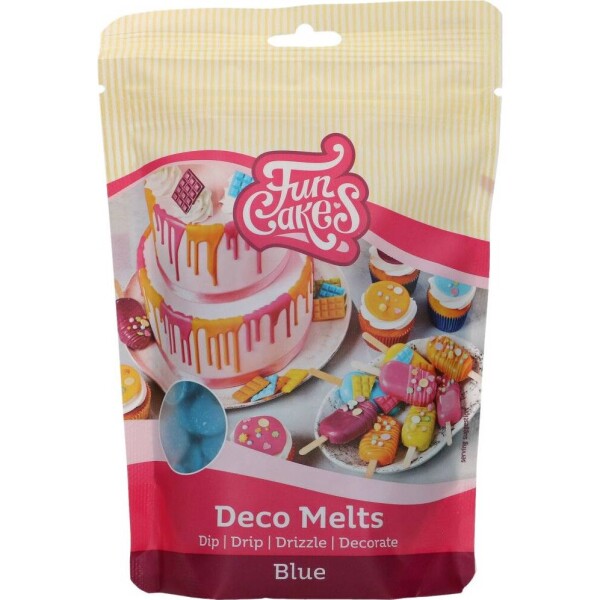 Lahodne rozpustná poleva v peckách 250g Modrá - FunCakes - FunCakes