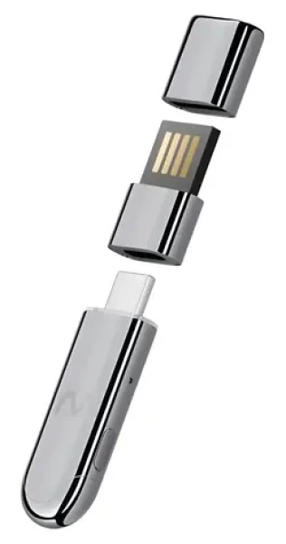 VIAIM Notekit XFVI-D95 sivá / Zvukový záznamník s AI prepisom / Bluetooth 5.3 / USB-A/USB-C / dosah 10 m (XFVI-D02)