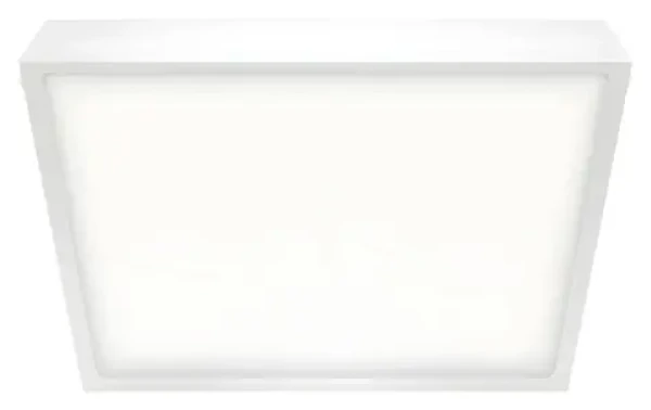 Emithor LENYS II biela / Stropné svietidlo / 24W / 1900lm / 4000K / IP44 / 270x270 mm (SKL000503410)