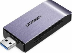 Ugreen Čítačka pamäťových kariet USB-A 3.0 (M) - micro SD amp; SD amp; CF amp; čítačka kariet MS strieborná (50541)