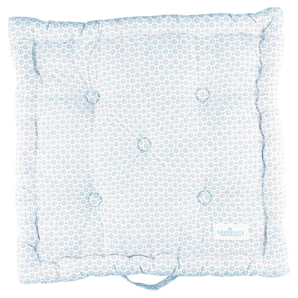 GREEN GATE Prešívaný podsedák Narina Pale Blue 50 x 50 cm