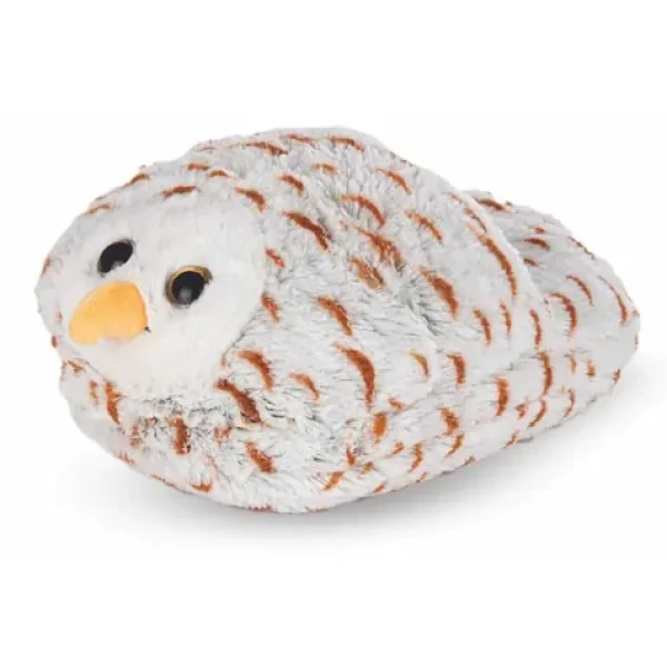 Cozy Noxxiez Snežná sova - hrejivý plyšový pantofel / od 0 rokov (20-CS914)