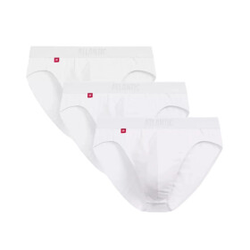 Pánske nohavičky 3 pack 094 white - Atlantic Bílá S