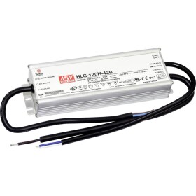 MEAN WELL HLG-120H-36B LED driver, napájací zdroj pre LED konštantné napätie, konštantný prúd 122 W 3.4 A 18 - 36 V/DC stmievateľný, PFC spínacie obvod,; HLG-120H-36B