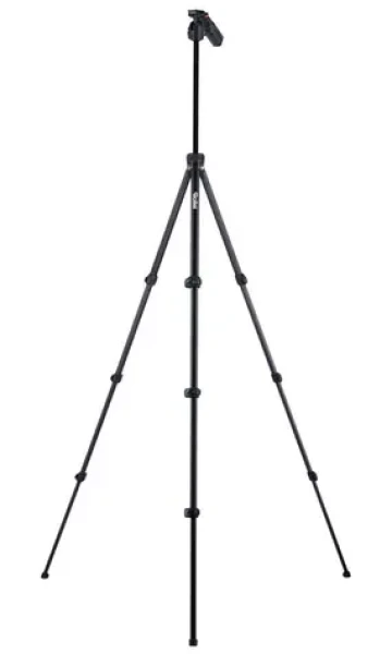 Rollei Statív Compact Creator čierna / Záťaž 2.5kg / Vytiahnutý 152 cm (26930)