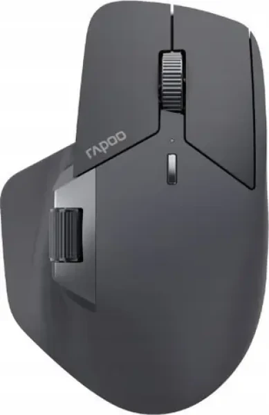 Rapoo MT760L Multi-mode čierna / Bezdrôtová optická myš / 4000 DPI / 2.4 GHz / BT 4.0 a 5.0 / 10 hr. (6940056125279)