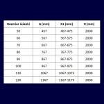 MEXEN/S - Lunar L Sprchová zástena WALK-IN ľavá 90 x 200, transparent 8 mm, meď kartáčovaná 830L-090-000-65-00-L