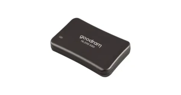 Goodram HL200 256GB čierna / Externý SSD / USB-C 3.2 Gen 2 / R: až 520 MBps / W: až 500 MBps (SSDPR-HL200-256)