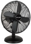 Ronic Zyle ventilátor stołowy 30cm Čierny