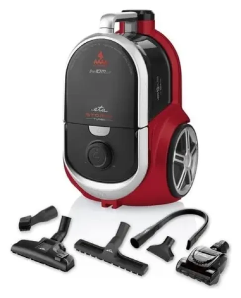 ETA Stormy ETA351790000 čierno-červená / Bezvreckový vysávač / 800W / 2.2l / 9m rádius (ETA351790000)