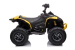 Mamido Detská elektrická štvorkolka Can-Am Renegade 180W 4x4 žltá