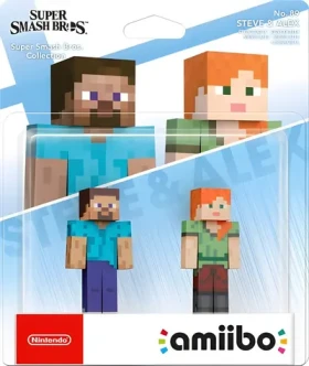 Nintendo amiibo Steve Alex 2-Pack / Amiibo figúrky / Super Smash Bros. / 2 ks